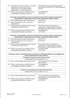 Выписка из реестра юридических лиц